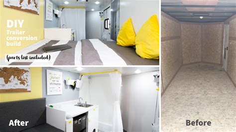 Best Cargo Trailer Camper Conversion Floor Plan