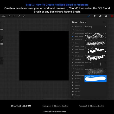Image result for Blood Procreate Tutorial