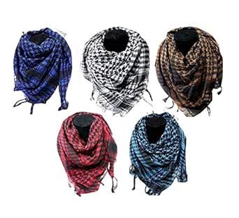 Buy Krystle Fashions Men's Pure Cotton Arab Shemagh Neck Wrap Arafat ...