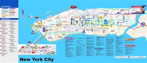 Manhattan Tourist Map - Ontheworldmap.com