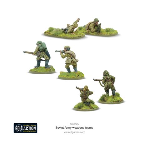 Buy Bolt Action - Soviet Army Weapons Teams - Warlord Games ...