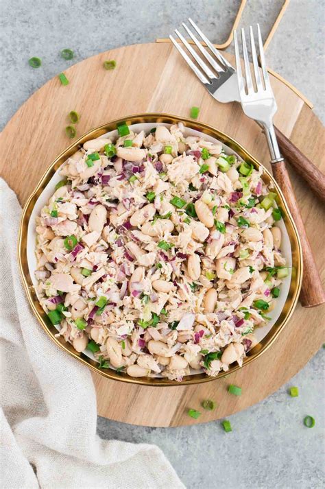 Tuna White Bean Salad Recipe | Delicious Meets Healthy