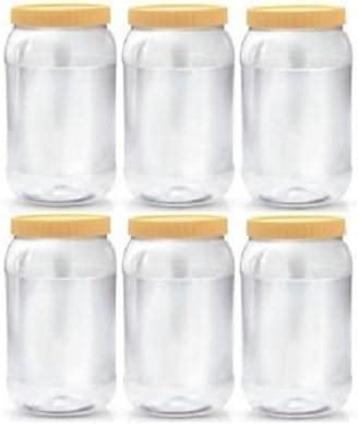 Buy Sunpet Polyurethane Jar Set - 250 Ml, 12 Pieces, Clear, Yellow, 250 ...