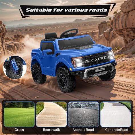 COCLUB Licensed Ford Raptor F150 12V Kids Electric Car Ride India | Ubuy