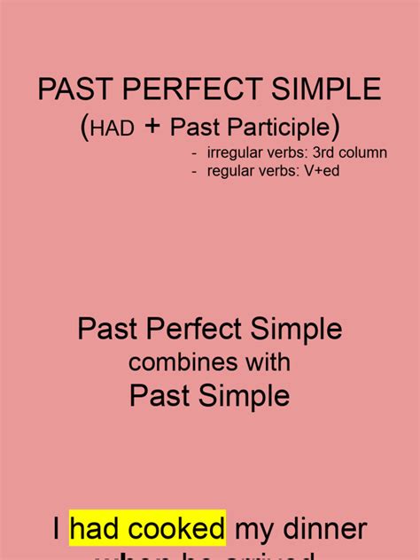 Image result for Past Perfect Simple Grammar