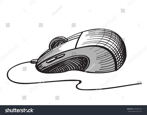Sketch of Computer Mouse 的图像结果