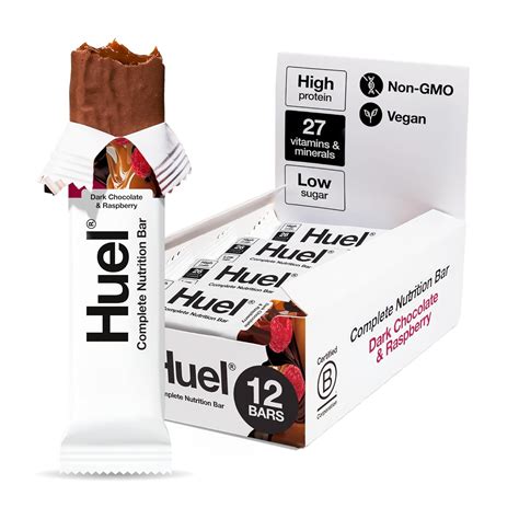 Huel Complete Nutrition Vegan Protein Bars | Dark India | Ubuy