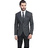Buy MANQ Men's Slim Fit Single Breasted Blazer at Amazon.in