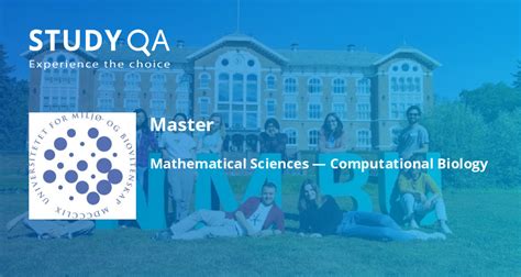 StudyQA — Master: Mathematical Sciences — Computational Biology ...