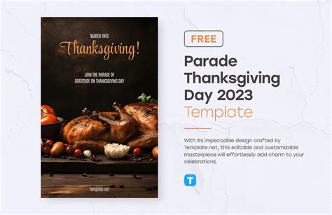Free Parade Thanksgiving Day 2023 Template to Edit Online