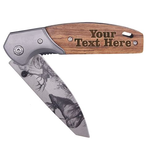 Custom Engraved Pocket Knives Custom Engraved Pocket Knife With