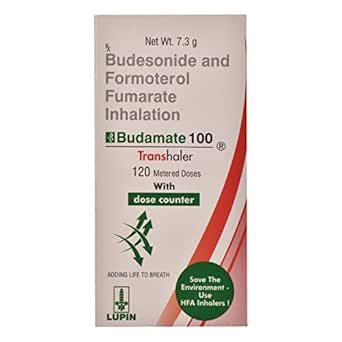Budamate 100 - Bottle of 120 Metered Doses Inhaler : Amazon.in: Health ...