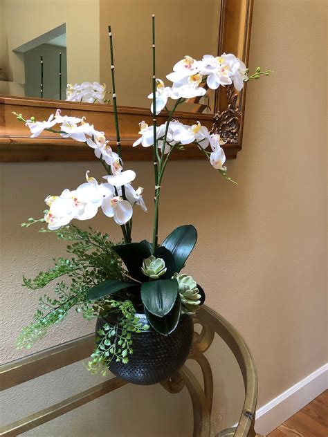 Best Faux Orchid Plants at Abbey James blog