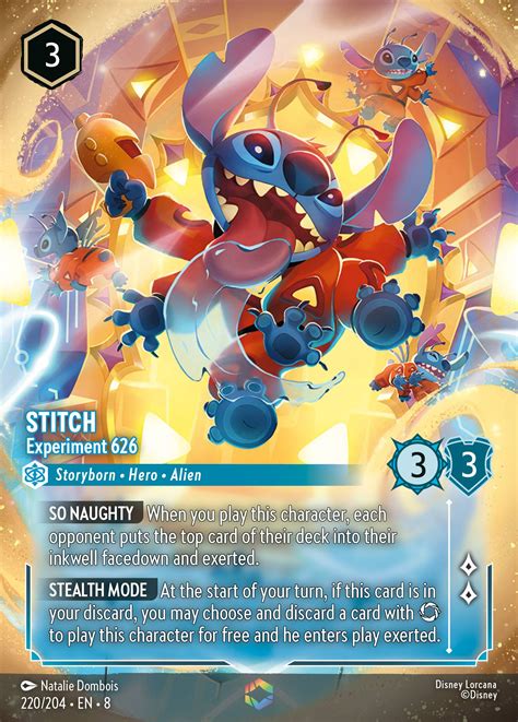 Stitch - Experiment 626 Lorcana Card | inkDecks.com