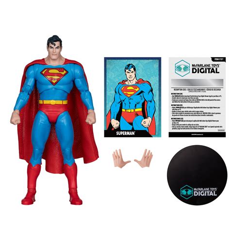 Superman (DC: The Silver Age) 7" Figure w/McFarlane Toys Digital ...