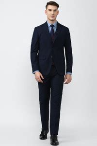PETER ENGLAND Single Breasted - 2 button Solid Men Suit - Buy PETER ...