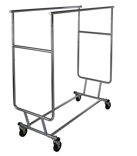 Buy Only Garment Racks Commercial Grade Double Rail Rolling Clothing ...