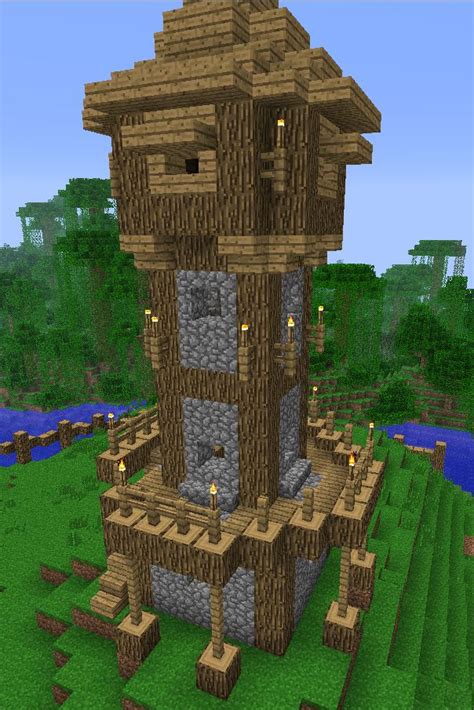 Best Watchtower Tutorial in Minecraft 的图像结果
