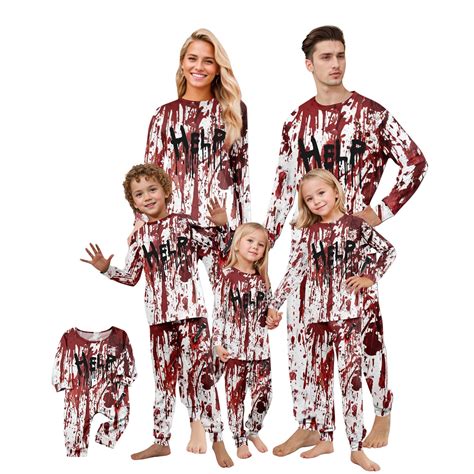 Tplvbz Family Halloween Pajamas Matching Sets, Cute Halloween Pajamas, Ghost Pjs Top & Pajamas ...