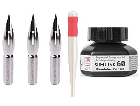 Zig CARTOONIST Pen Nib for MANGA Saji-Pen Saji-Pen (3 pcs./set ...
