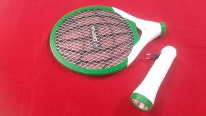 A One 2 In 1 Rechargeable Mosquito Killer Bat With 2 LED Torch Light ...