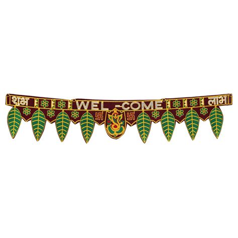Webelkart Premium Welcome Traditional Art Handmade Door Bandarwal toran ...
