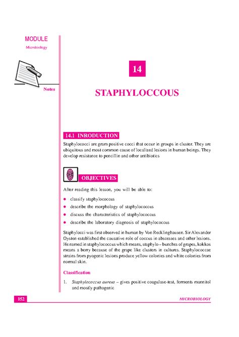 Microbiology Notes: Staphylococcus Overview and Key Concepts - Studocu