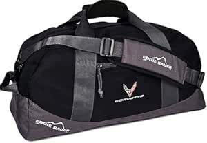 C8 Corvette Next Generation Eddie Bauer Duffle with Cross Flags Logo ...