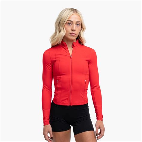 Women's Full Zip Workout Jacket - Bucked Up