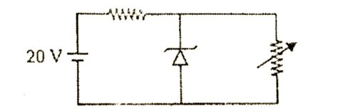 In the given circuit, the voltage across the load is maintained at 12 V ...