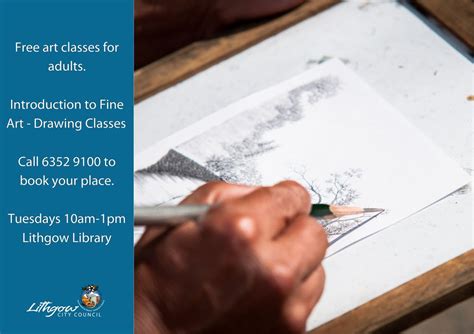 Free introduction to fine art classes at Lithgow Library , 157 Main ...