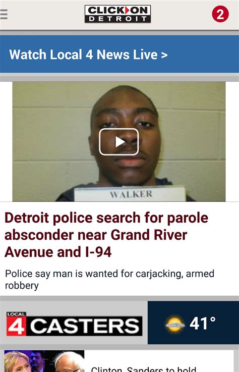 Image result for WDIV Local 4 News Click On Detroit