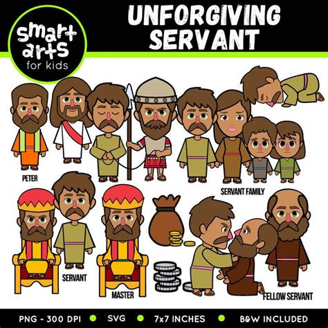 Buy Parable of Unforgiving Servant Clipart - Bible Based - Bible ...