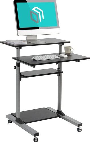 Buy ONKRON Mobile Stand Up Desk Height Adjustable Workstation Rolling ...