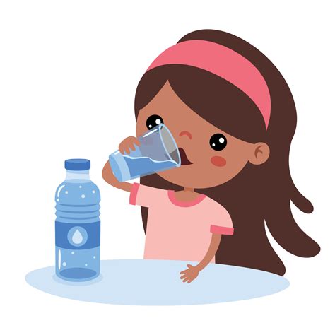 Cartoon Drawing Of Drinking Water 26782239 Vector Art at Vecteezy
