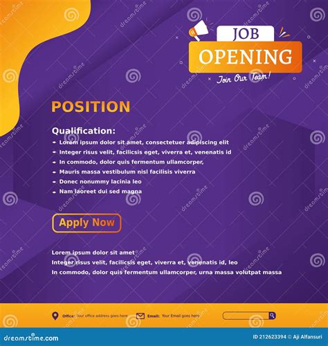 Job Vacancy Templates. we are Hire Jobs that are Used on Social Media ...