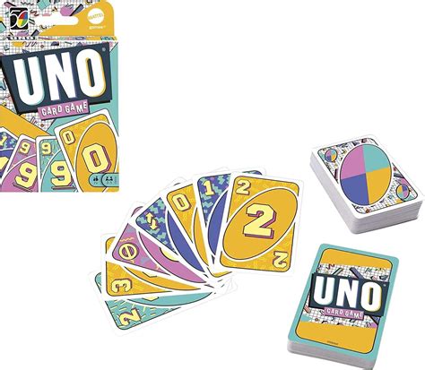 Buy Mattel Games UNO Iconic 1990s Card Game for Ages 7+ Online at Best ...
