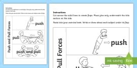 Push and Pull Forces Activity (teacher made)