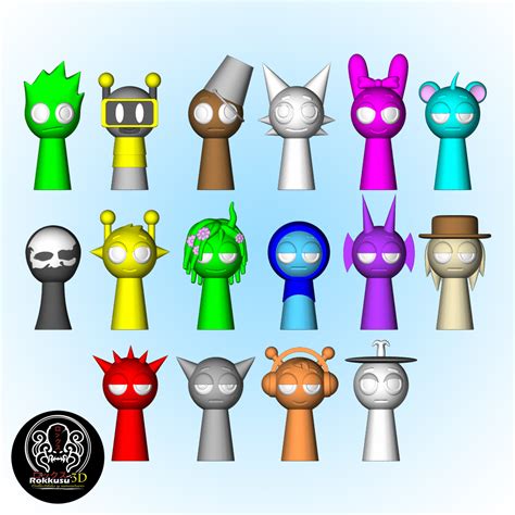 3D file Sprunkis fanart 🎨 ・3D printer model to download・Cults