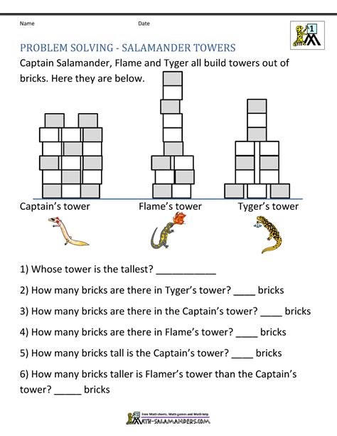Image result for 1st Grade Math Problems Worksheet