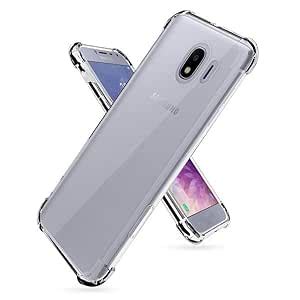 ELICA Bumper Back Cover for Samsung Galaxy J4 (Bumper Transparent ...