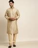 Buy Gold Kurtas for Men by SOJANYA Online | Ajio.com