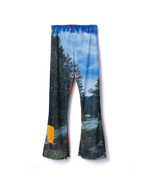 【24AW】NON TOKYO / PRINT RIB FLARE PANTS (ROAD) NON-24A-0827 | IAAAM ...