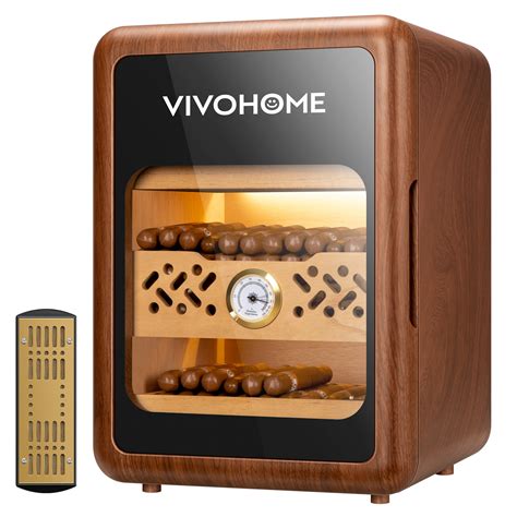 VIVOHOME Cigar Humidor 3 Shelves, 200 Counts Cigar Humidor Cabinet with ...