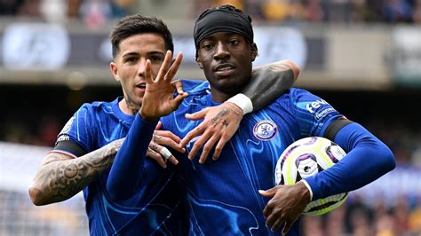 Wolves 2-6 Chelsea: Noni Madueke apologises after netting hat-trick to ...