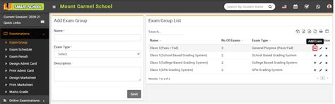 How to add subject in Exam? - Smart School : School Management System ...