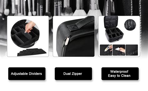 Buy Xelvix Travel Makeup Train Case Makeup Pouch Cosmetic Case ...