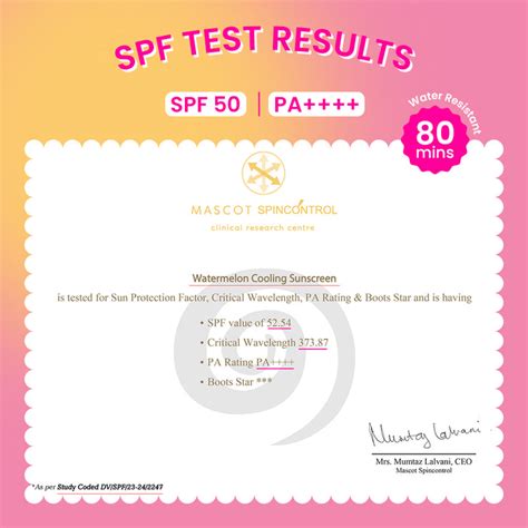 Watermelon Sunscreen, SPF 50+ PA++++