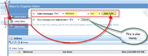 Image result for Microsoft Color Code Email