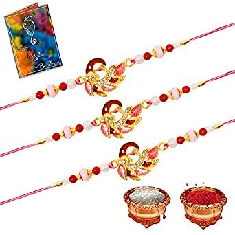 Buy KTC Rakhi Bhiya bhabhi rakhi Rakshabandhan Special Card, Roli ...